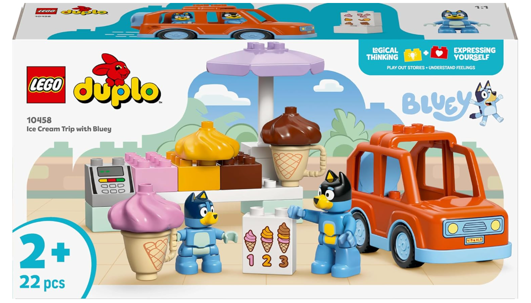 LEGO ICE CREAM TRIP WITH BLUEY 2+ 22PCS 10458
