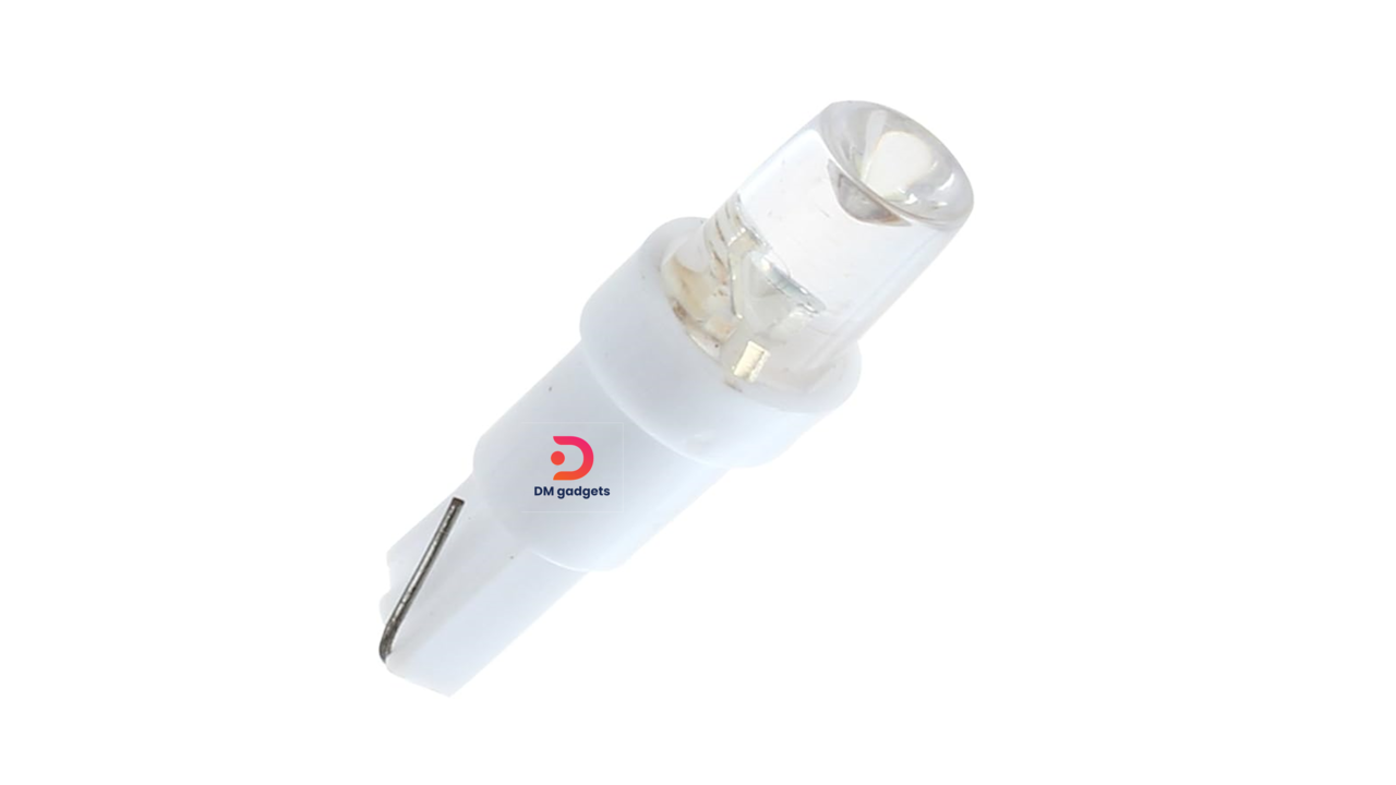 646G#CARFANS® SMD Dashboard LED Lamp in Wedge Shape, 12 V -Set 2pcs– White