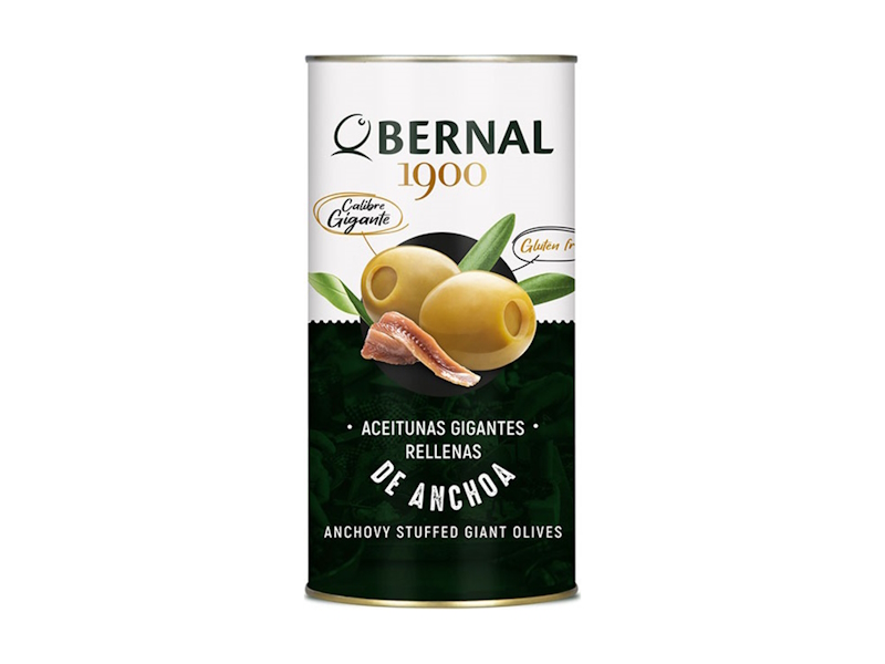 Bernal Rellenas De Anchoa Green Olives 150g, Spain
