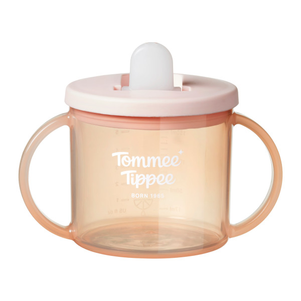 Tommee Tippee EVERYDAY FIRST SIPPER 190ML 4M+ ORANGE /PEACH