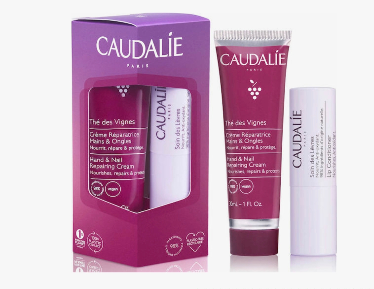 CAUDALIE Thé des Vignes Σετ Χεριών & Χειλιών Thé des Vignes