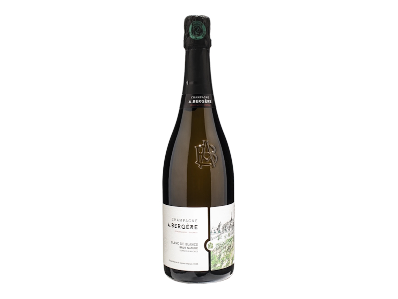 A. Bergere Blanc de Blancs Brut Nature Terres Blanches, France