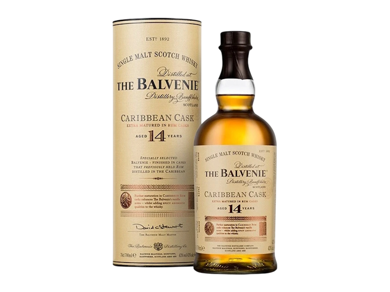 The Balvenie 14 Y.O. Caribbean Cask 70cl, Scotland