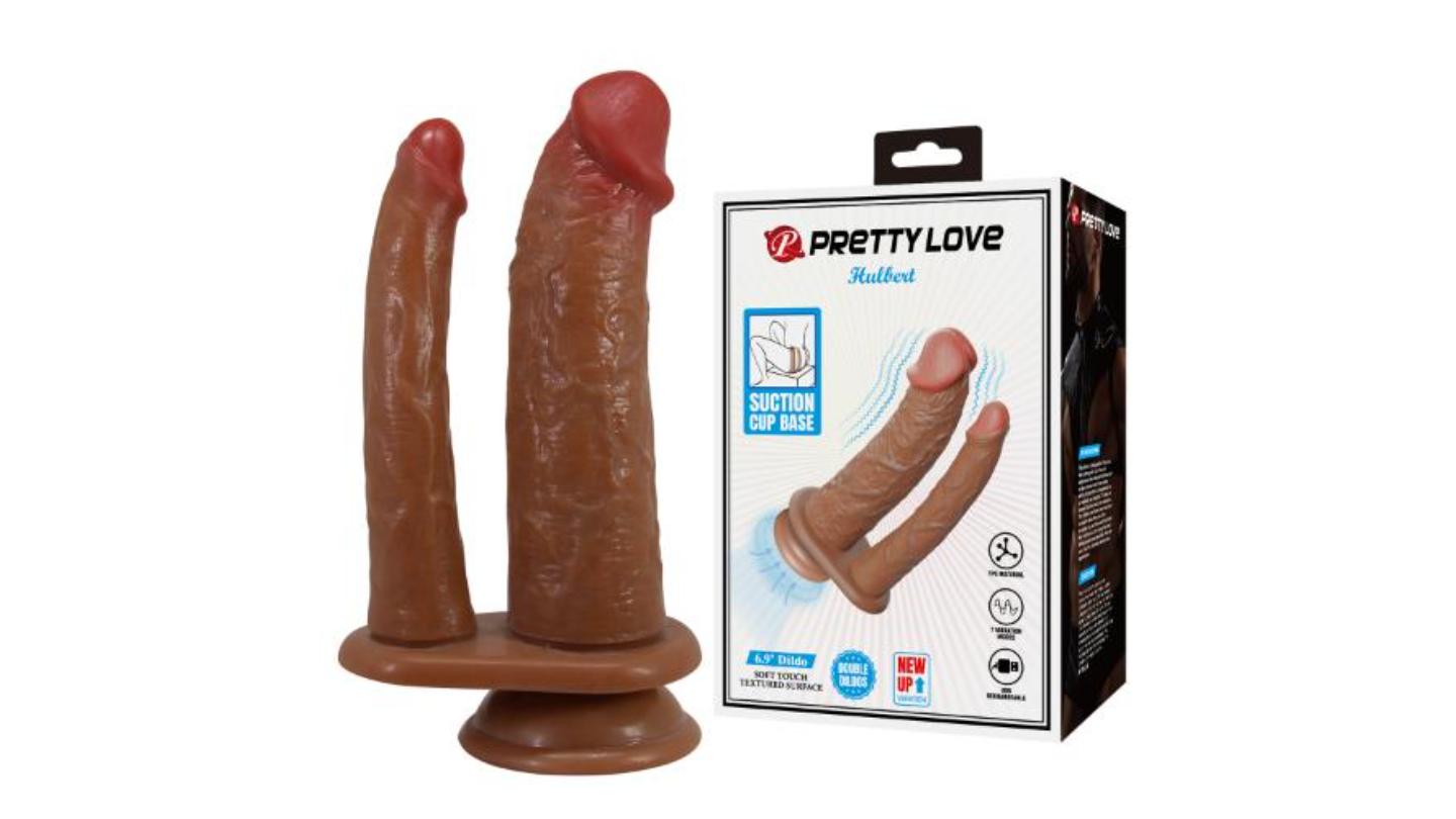 PRETTY LOVE – Διπλο Ομοιωμα Hulbert 6,9″ – 7 Λειτουργιες