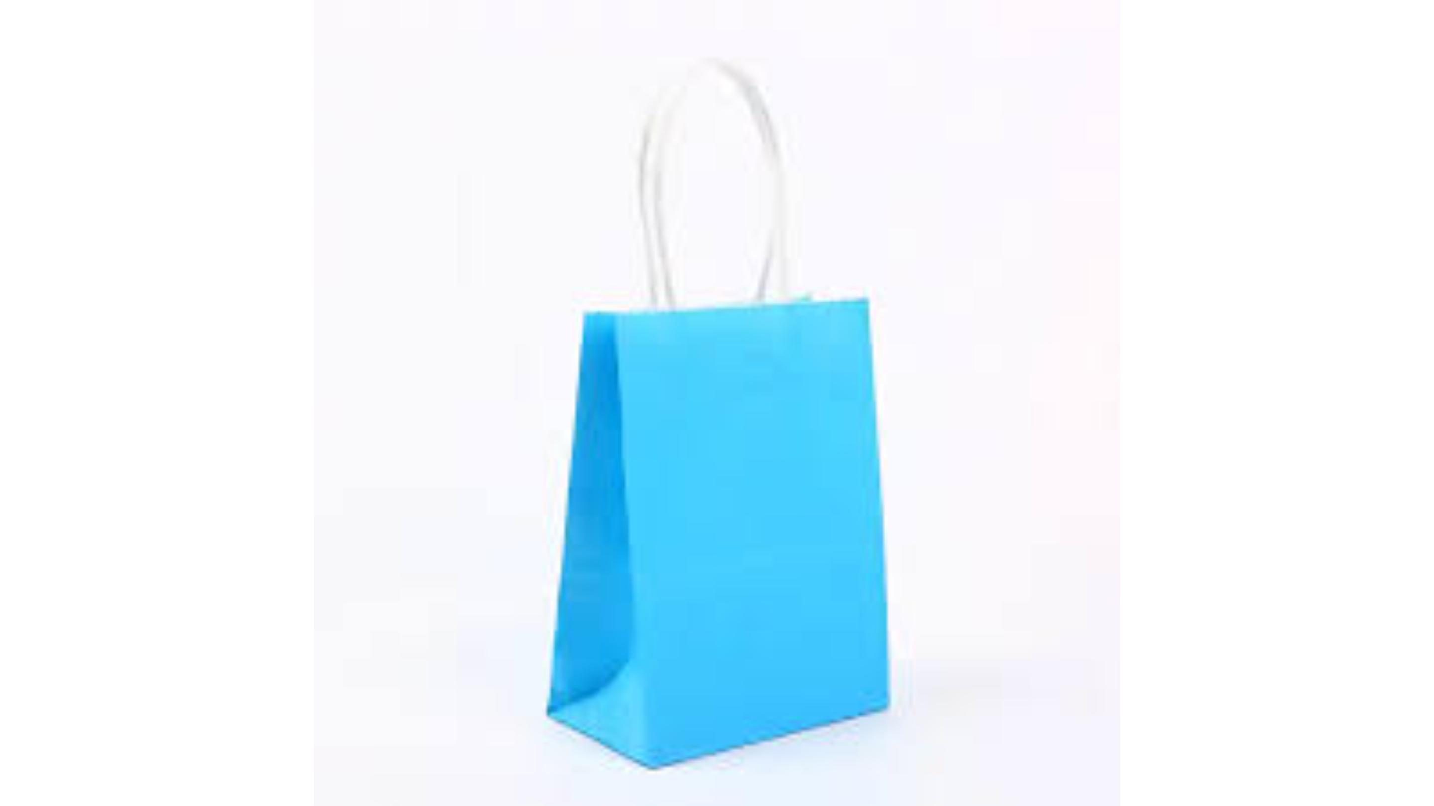 Gift Bag Small light blue 15x20