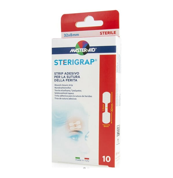 Master Aid Sterigrap 025.21, Strips, 10 x 32mmx8mm