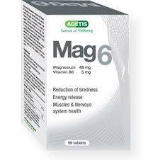 Agetis Mag6 Magnesium + Vitamine B6 56 Tablets