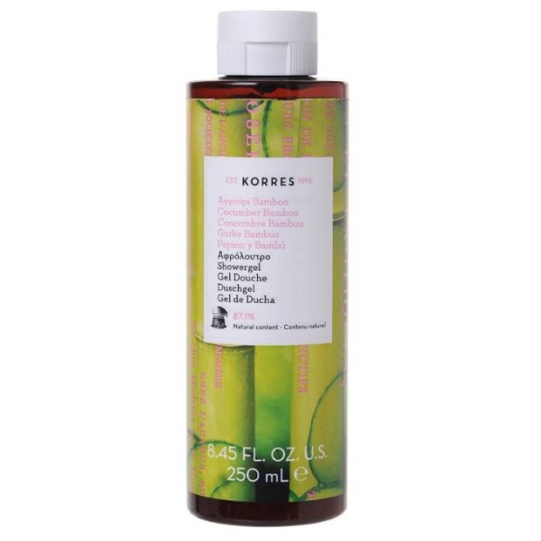 Korres Cucumber Bamboo Shower Gel 250Ml