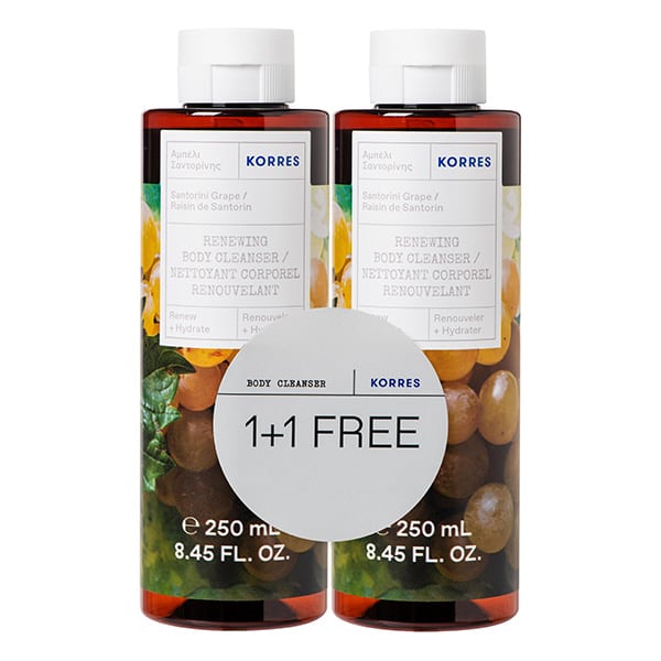 Korres Santorini Body Care Shower Gel 1+1 Free