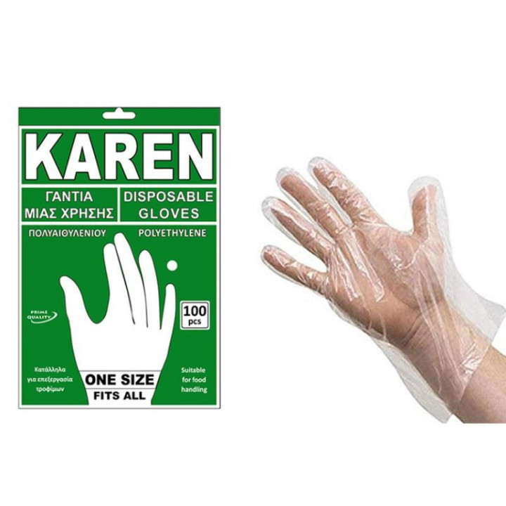 Karen Pe Disposable Gloves