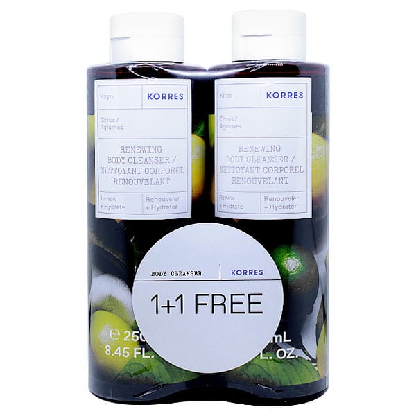 Korres Citrus Showergel, 250 Ml Set 1+1
