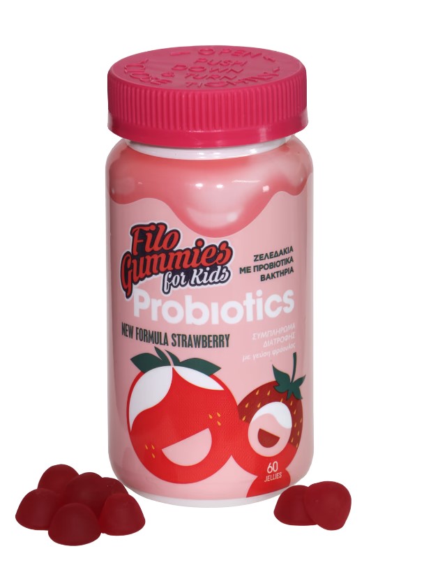 Filogummies For Kids Probiotics Strawberry Jellies 60 Pcs