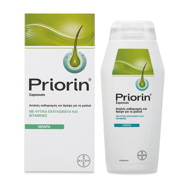 Priorin Nourishing Shampoo With Plant Extracts & Vitamins For Oily Hair 200Ml