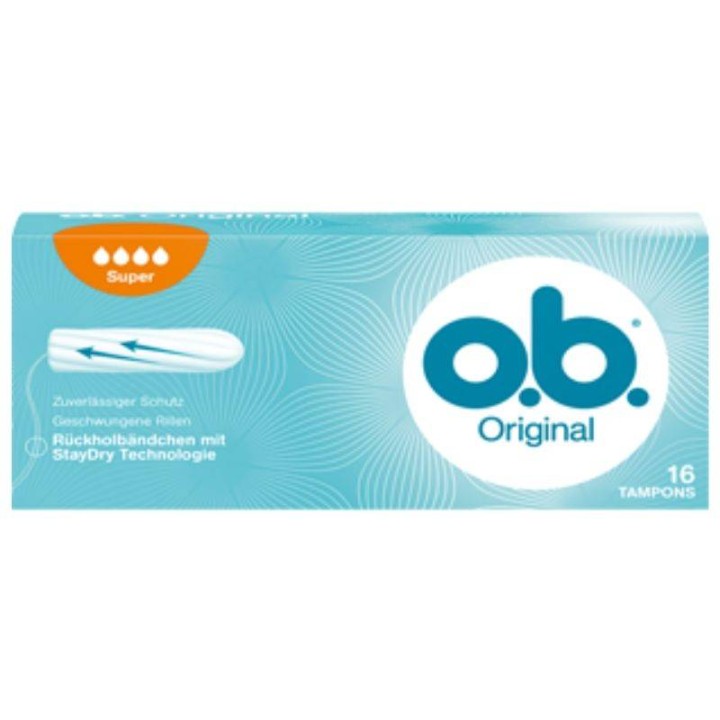 Ob Original Super Tampons 16 Pieces
