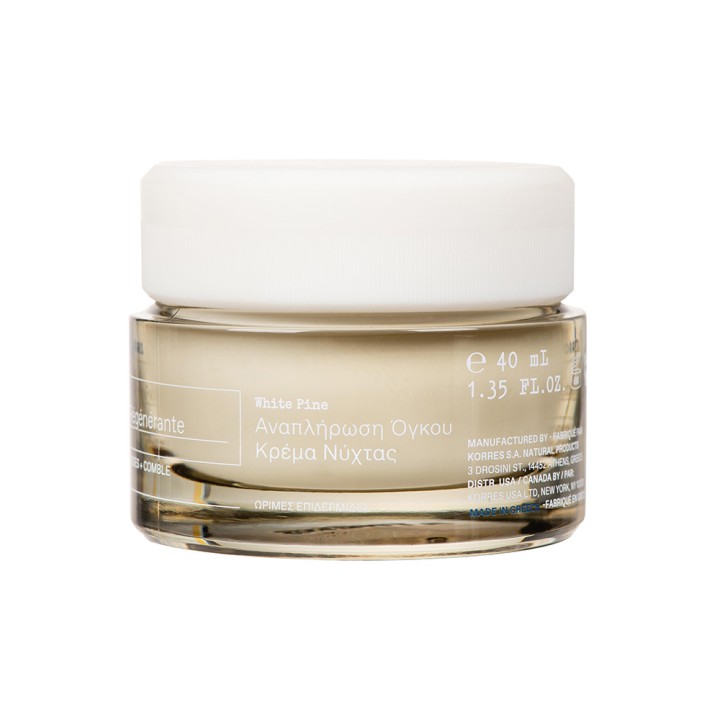 Korres White Pine Volume Replenishment Night Cream Care, 40Ml