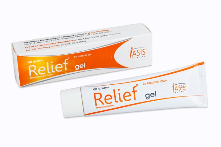 Relief Pain Cream Gel 60Grams