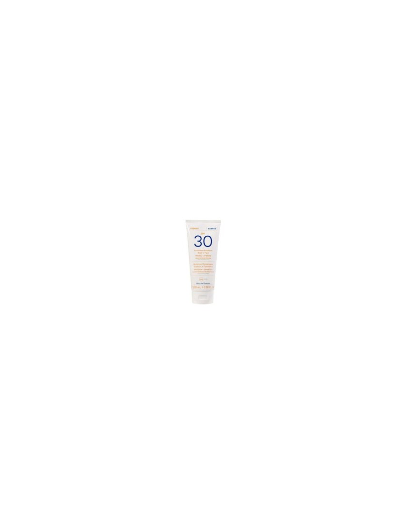 Korres Yoghurt Waterproof Sunscreen Face & Body Spf30 200Ml