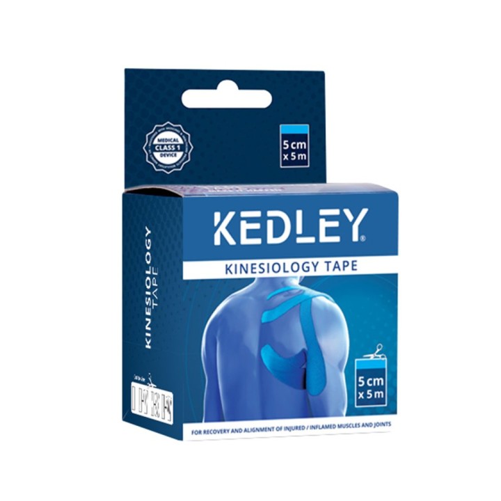 Kedley Kinesiology Black Tape For Weak Muscles And Joints 5Cm X 5M