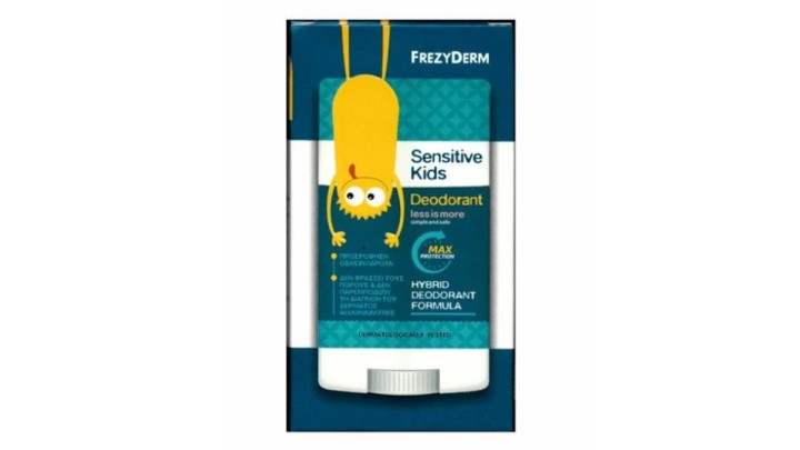 Frezyderm Kids Deodorant Sensitive Deodorant Max Protection, 40ml