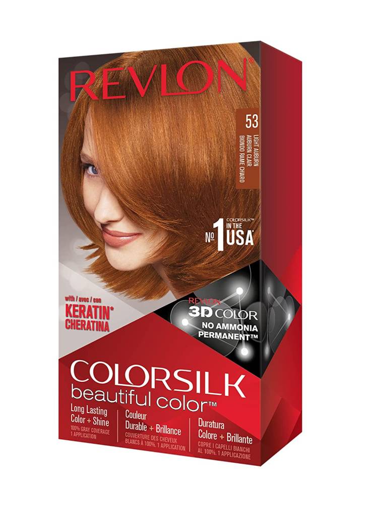 REVLON COLORSILK NO 53 LIGHT AUBURN