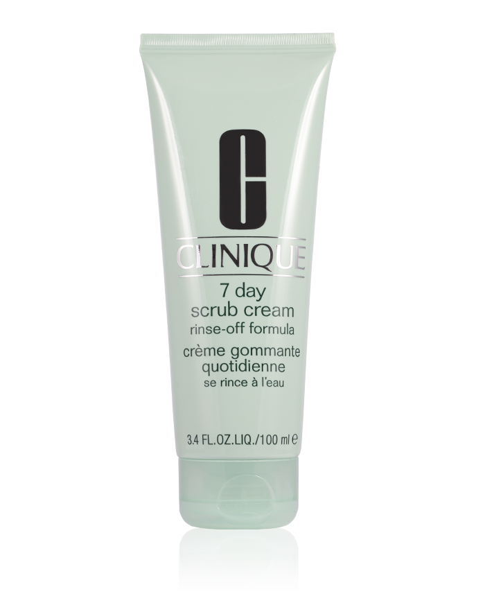 Clinique 7 Day Soothing Scrub Cream Care Rinse Off Formula 100Ml 3.4Oz