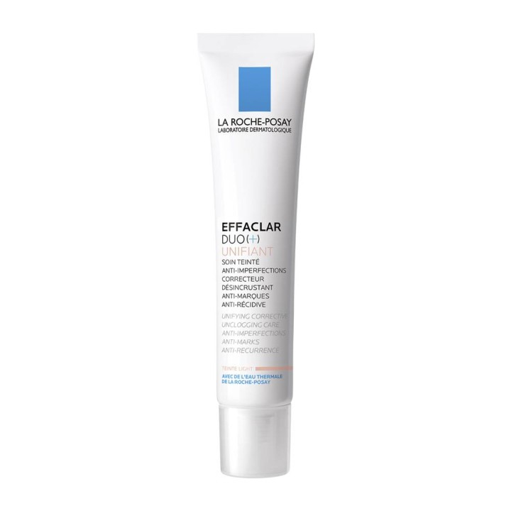 La Roche Posay Effaclar Duo + Anti Imperfections & Anti Recurrence For Oily Acne Prone Skin Light Shade 40Ml