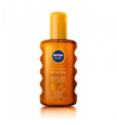 Nivea Sun Carotene Oil Spray Spf6 Low 200Ml