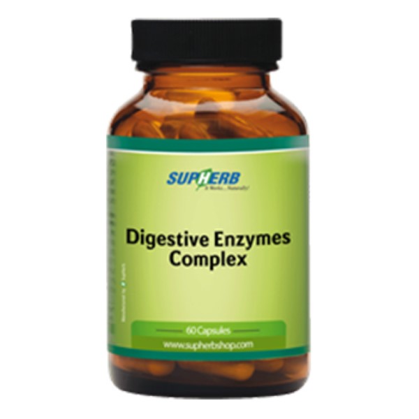 Supherb Digestive Enzymes Complex 30 Capsules