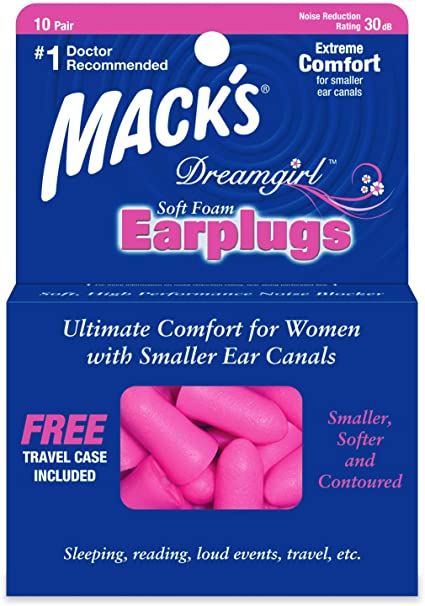 Macks Dreamgirl Ear Plugs - 10 Pairs