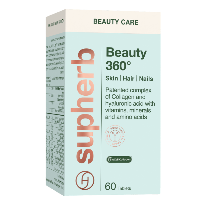 Supherb Beauty 360  Complex Of Collagen, Hyaluronic Acid And Vitamins 30 Tabs