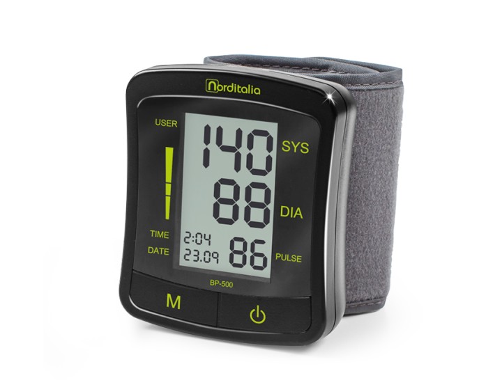 Norditalia Wrist  Blood Pressure Monitor Bp500  Lcd Display 13,5X21,5 Cm