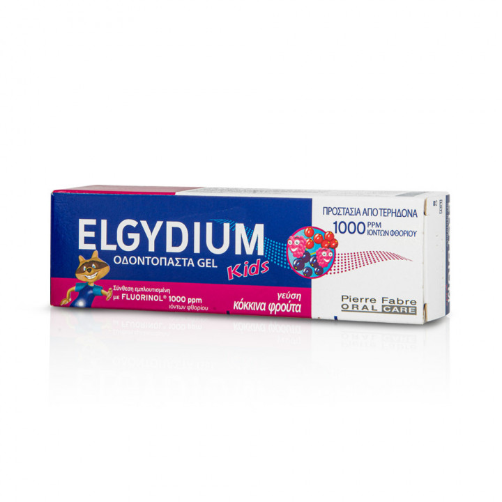 Elgyfluor Junior Red Fruits Toothpaste 2-6Years 50ml