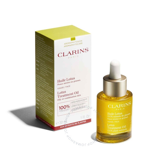 Clarins Lotus Face Treatment Oil 1.0 Oz 30 Ml