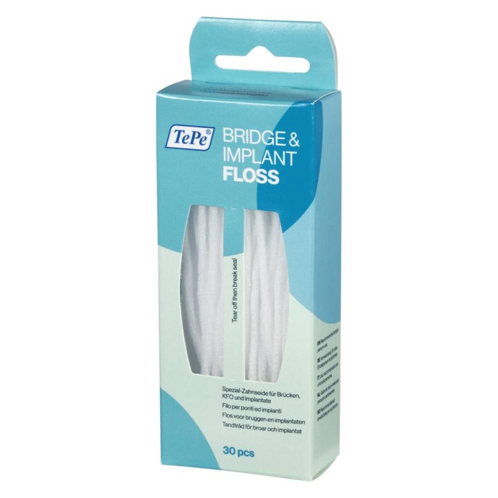 Tepe Bridge & Implant Floss 30Pcs