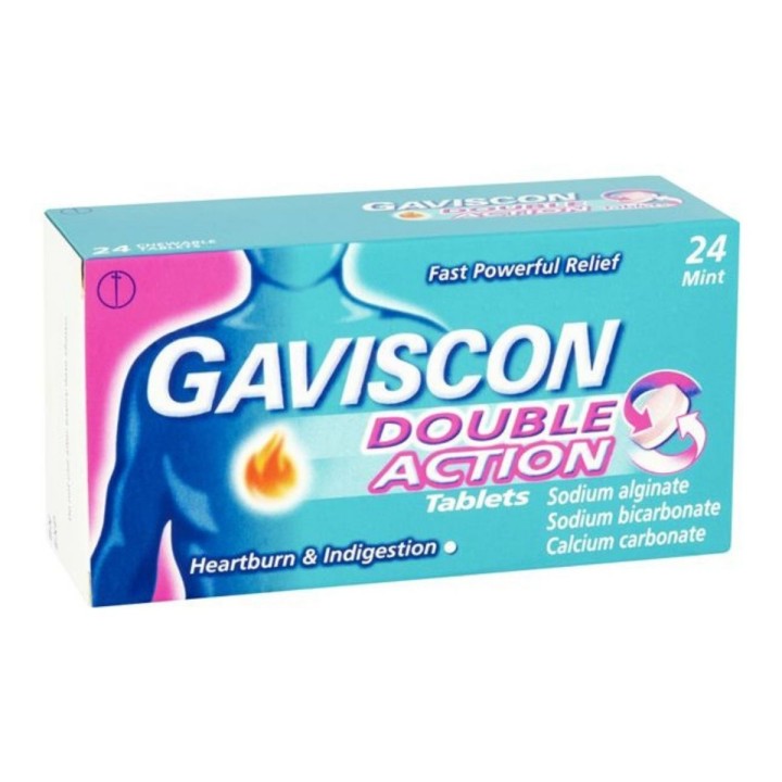 Gaviscon 250Mg Da Pepperm Heartburn & Indigestion 24Tablets