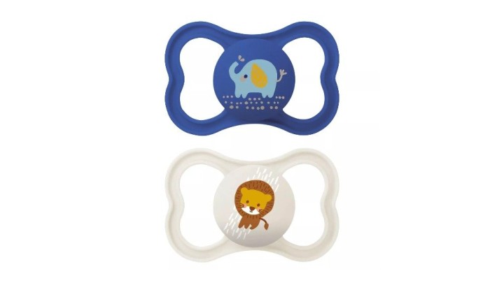 Mam Air Orthodontic Silicone Pacifier 6-16M (Pack Of 2)