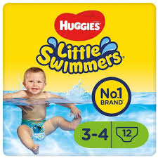 Huggies Little Swimmers Diapers 3-4 7-15kg 12pcs