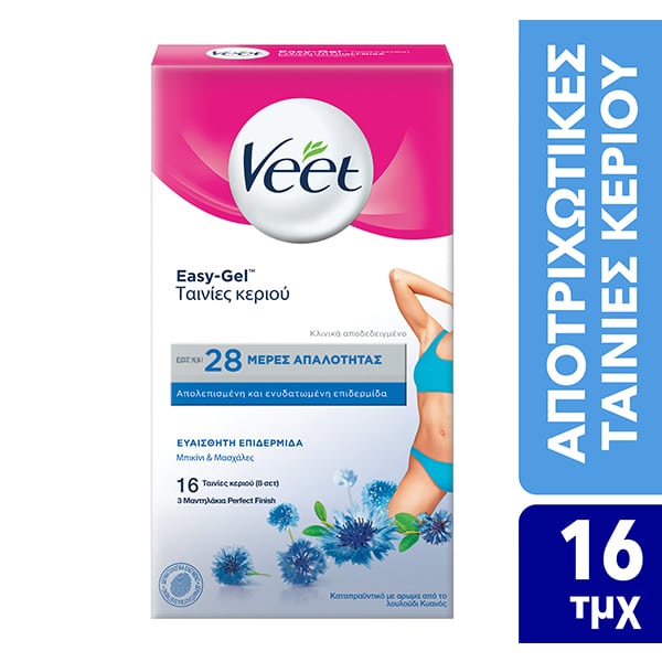 Veet Bikini & Armpits Strips 16's