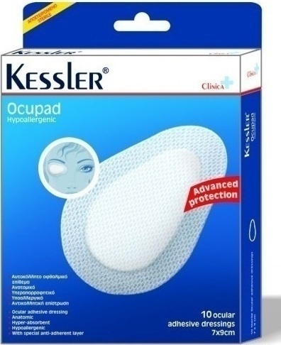 Kessler Ocupad Eye Patch 7 X 9Cm Case 10 Pieces