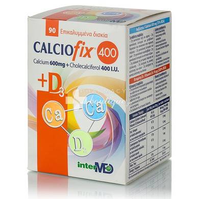 Intermed Calciofix 400 Calcium 600Mg & Cholecalciferol 400Iu 90 Tablets