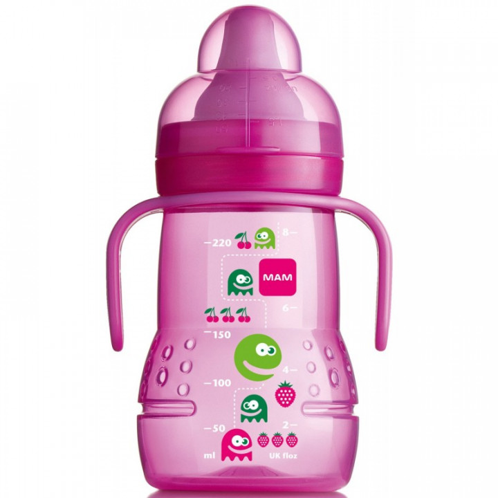Mam Trainer Cup 4M+ Pink 220ml