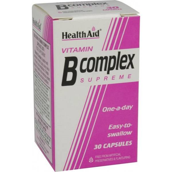 Health Aid B Complex Supreme 30 Capsules