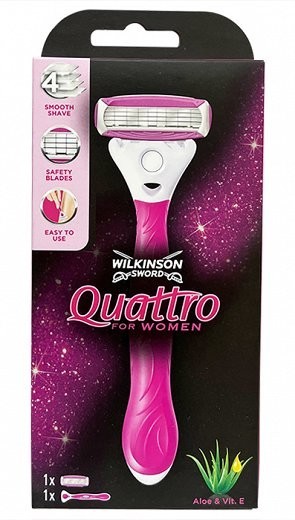 Wilkinson Sword Quattro for Women Razor – razor, womens grooming