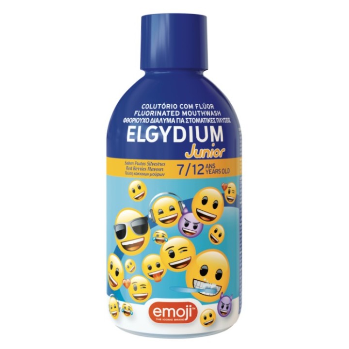 Elgydium Emoji Junior 7/12, Mouthwash, 500Ml