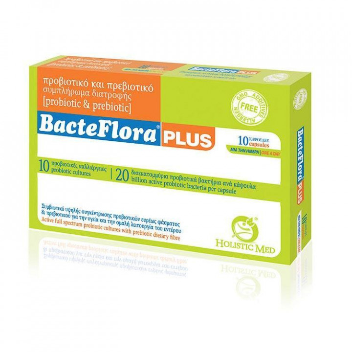 Holistic Med Bacteflora Plus Probiotics 10 Capsules