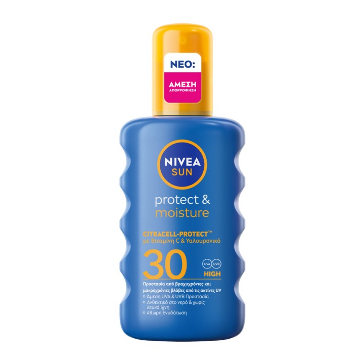Nivea Sun Sonnenspray Protect And Moisture Lsf 30 200 Ml