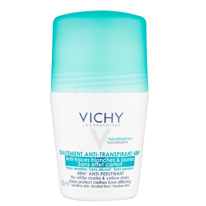 Vichy No Marks Roll On Deodorant 50ml
