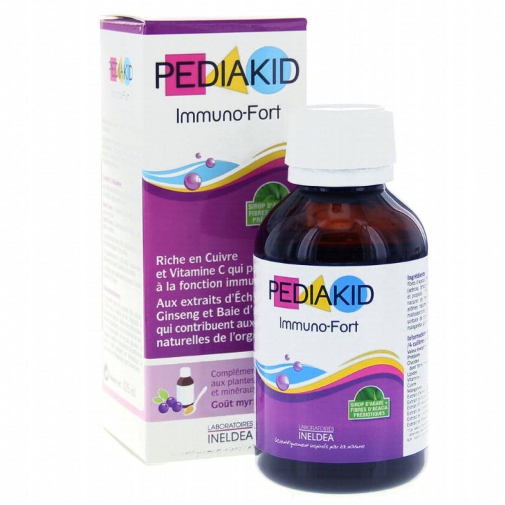 Pediakid Immuno-Fort Syrup Helps To Support All Of The Body's Defences 125ml