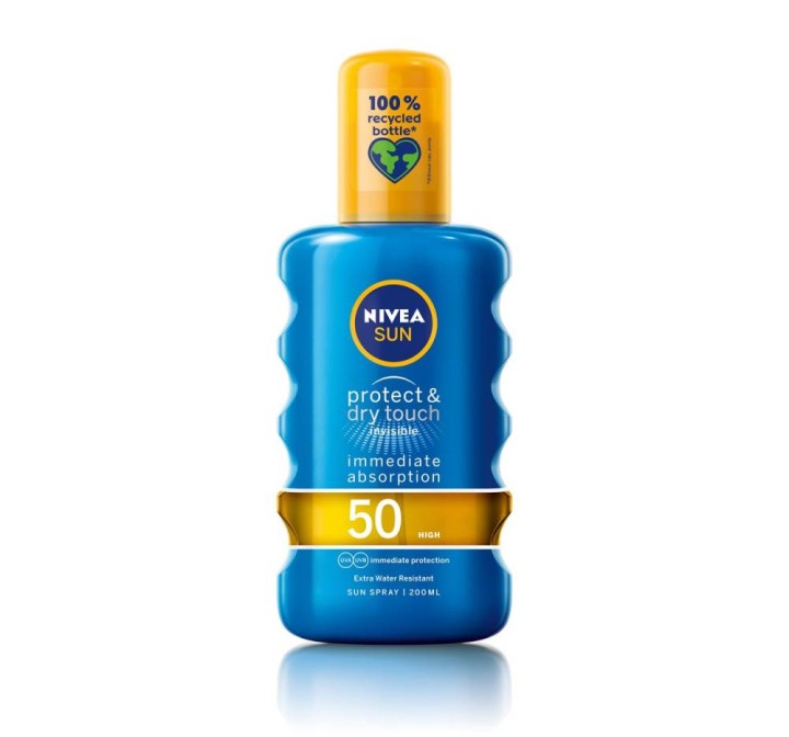Nivea Sun Protect Dry Touch Sunscreen Spray Spf50+ 200Ml