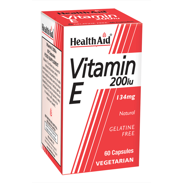 Health Aid Vitamin E 200Iu Antioxidant 60 Capsules